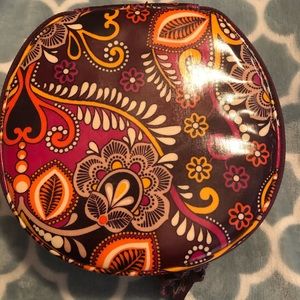 Vera Bradley Safari Sunset Hatbox Cosmetic case